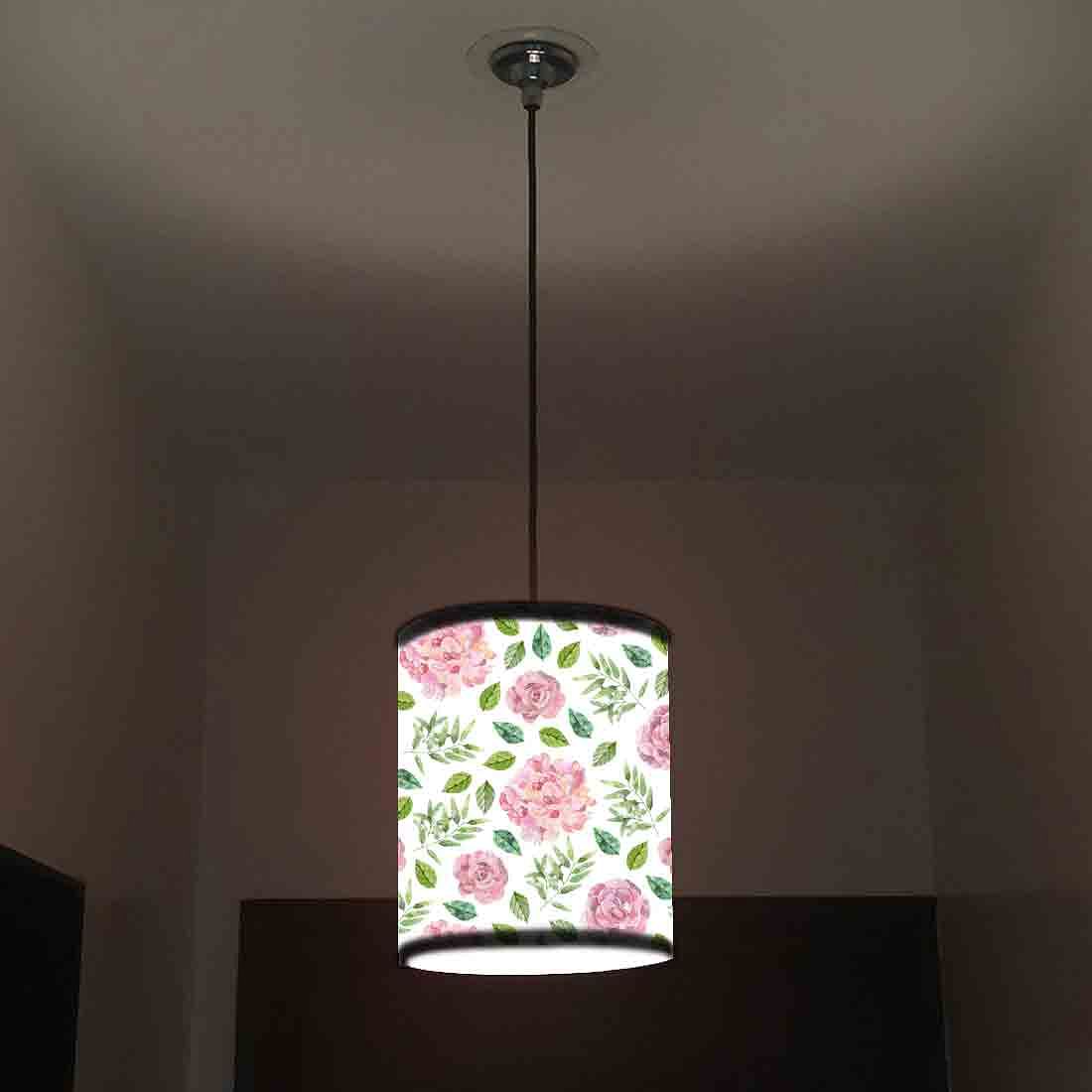 Ceiling Hanging Pendant Lamp Shade - Flower Pattern Nutcase