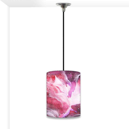 Ceiling Hanging Pendant Lamp Shade - Space Pink Watercolor Nutcase