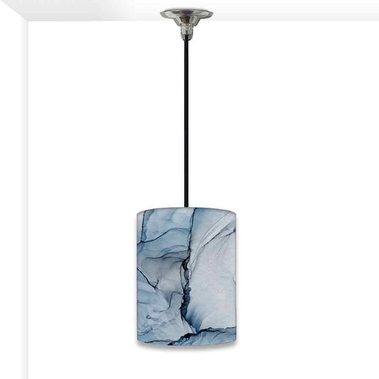 Ceiling Hanging Pendant Lamp Shade - Gray Ink Watercolor Nutcase