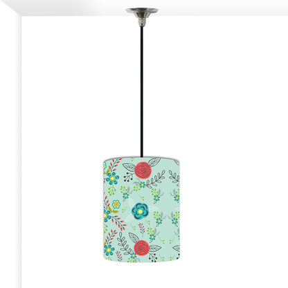 Ceiling Hanging Pendant Lamp Shade - Floral Branches Spring Collection Nutcase