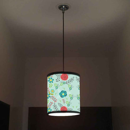 Ceiling Hanging Pendant Lamp Shade - Floral Branches Spring Collection Nutcase