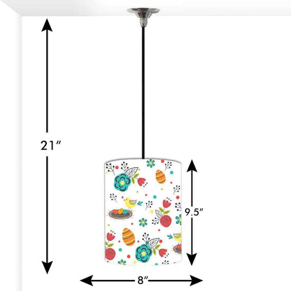 White Pendant Lights Ceiling Lamps - Colorful Eggs - 0243 Nutcase