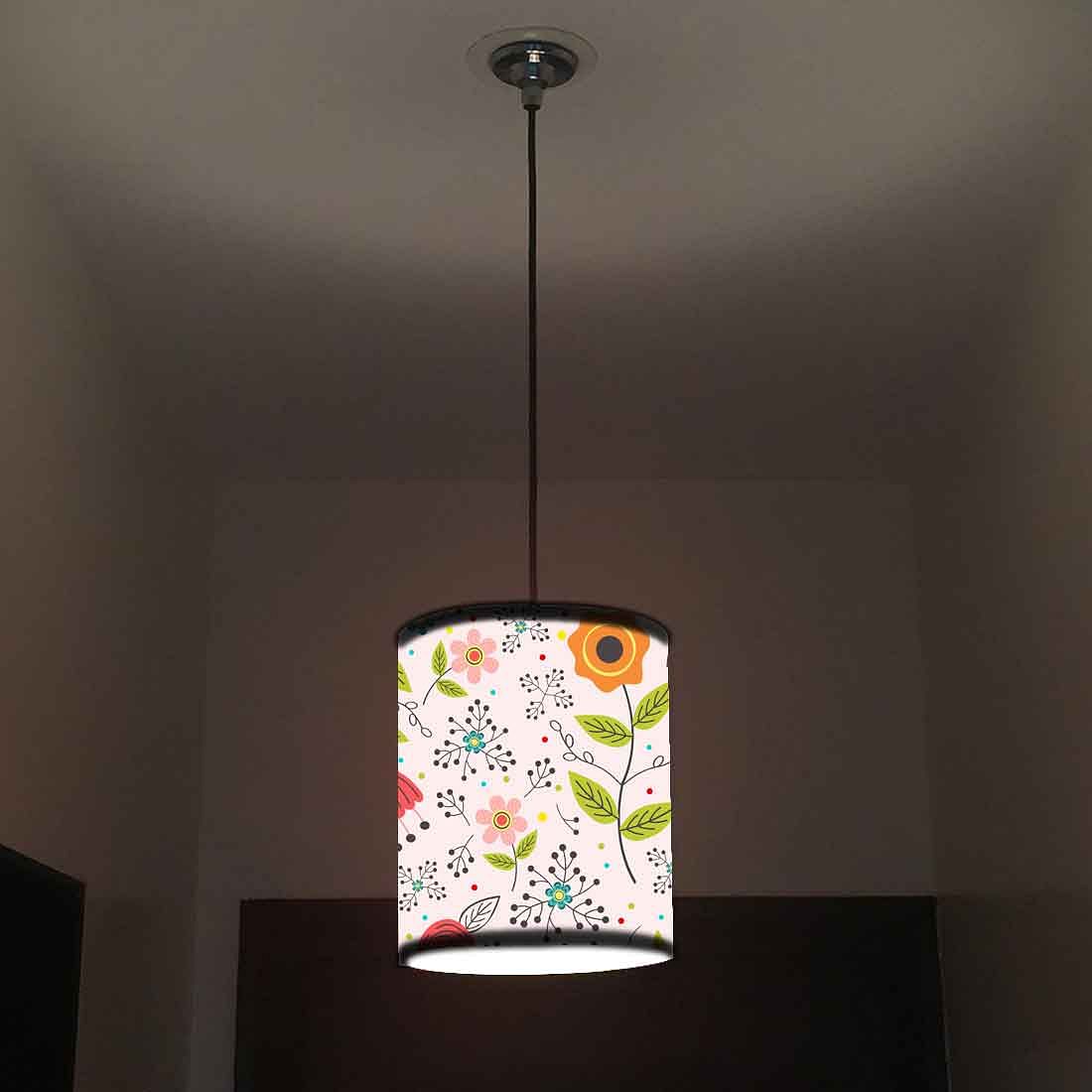 Ceiling Hanging Pendant Lamp Shade - Spring Floral Nutcase