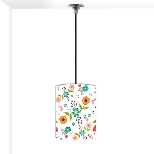 Ceiling Hanging Pendant Lamp Shade - Colorful Flower Collection Nutcase