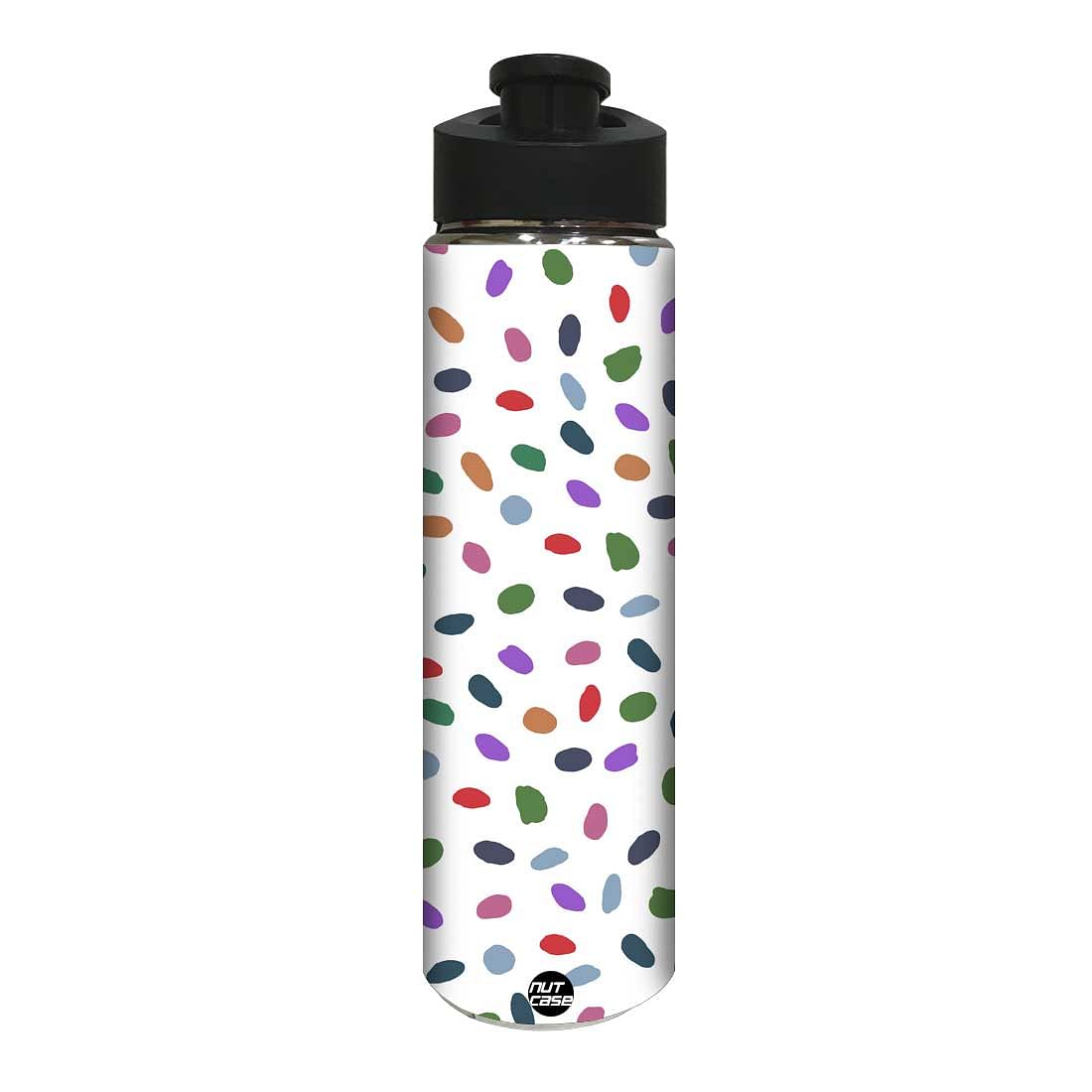 Water Bottle for Kids -  Coloreful Dots Nutcase