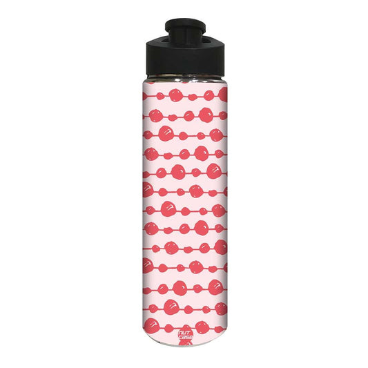 Designer Stainless Steel Water Bottle -  Pink Design Nutcase