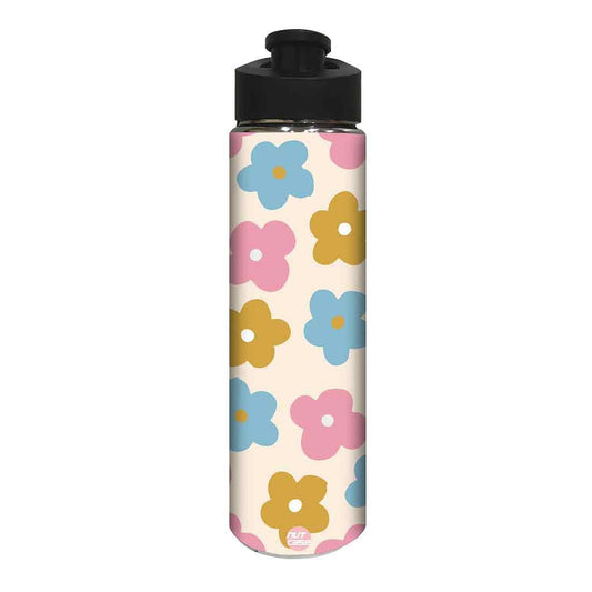 Girls for Designer Stainless Steel Water Bottle - Multicolor Floral Nutcase