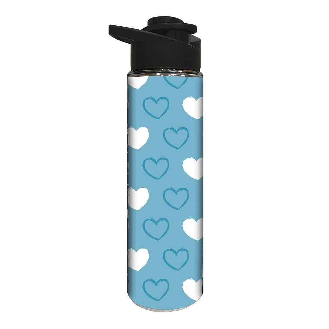 Designer Sipper Bottle for Kids -  White Heart Nutcase