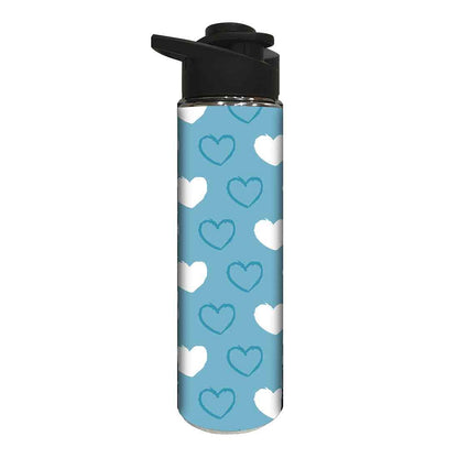 Designer Sipper Bottle for Kids -  White Heart Nutcase