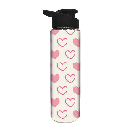 Little Water Bottles Return Gifts for Birthday Party - Pink Heart Nutcase