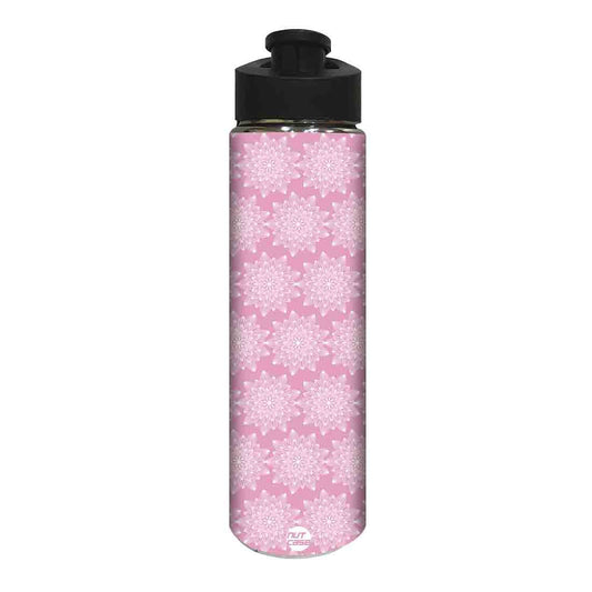Pink Steel Bottle Water Bottle for Girls - Flower Nutcase