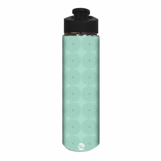 Stainless Steel Sipper Bottle -  Green Flower Nutcase