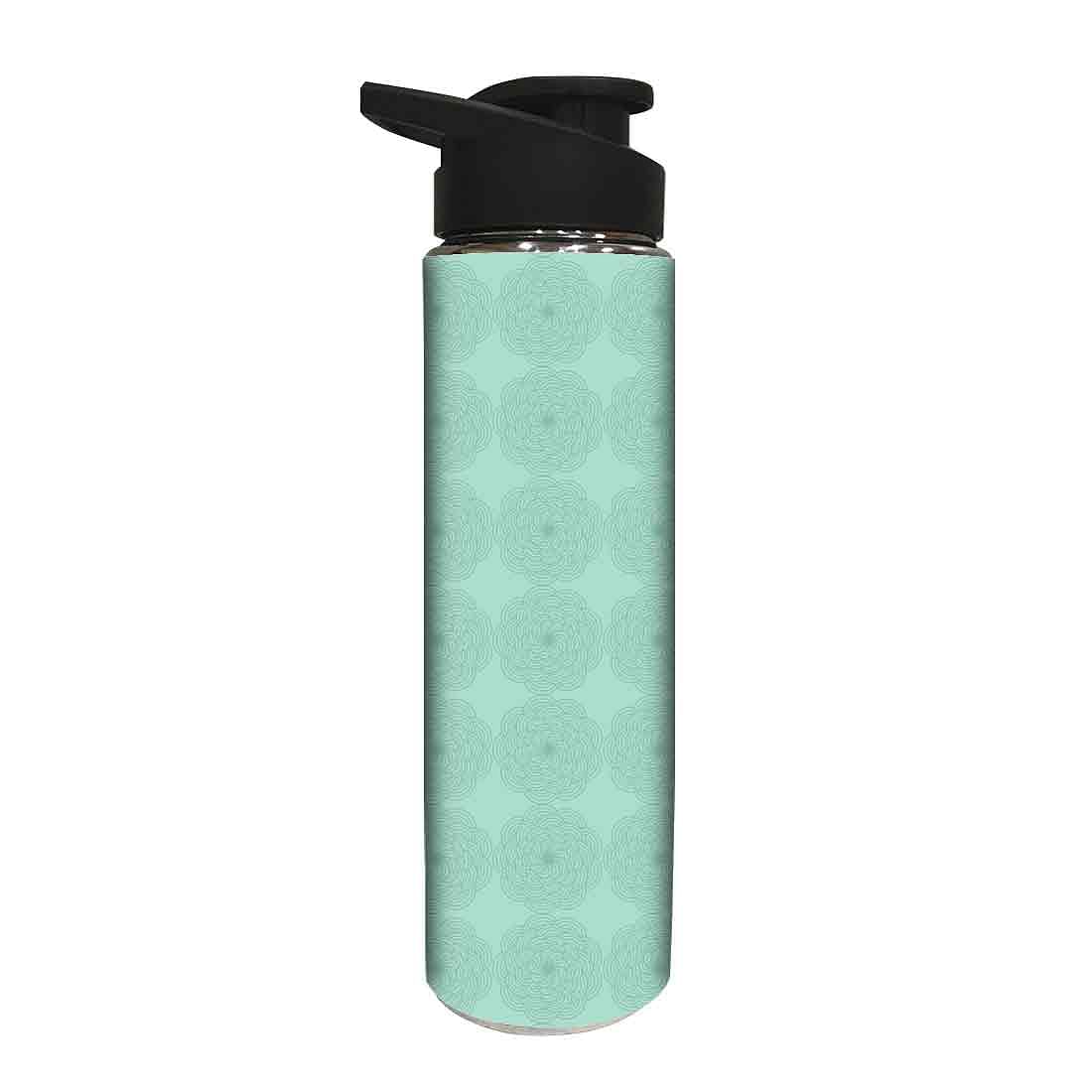 Stainless Steel Sipper Bottle -  Green Flower Nutcase