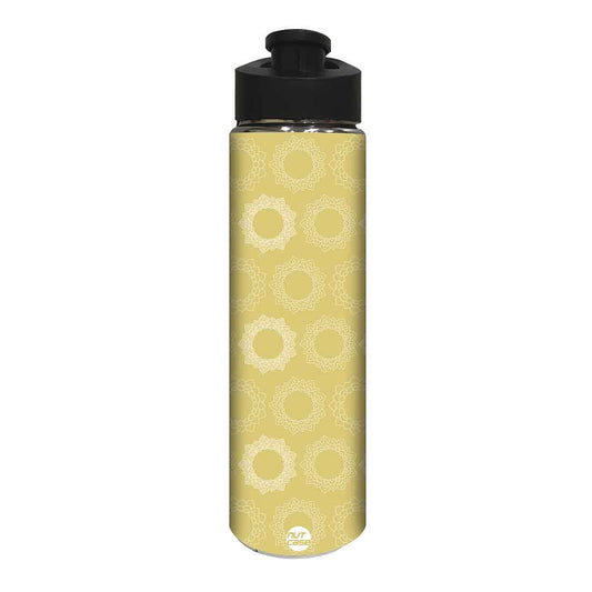 Designer Small Water Bottle Stainless Steel Sipper - Circle Nutcase