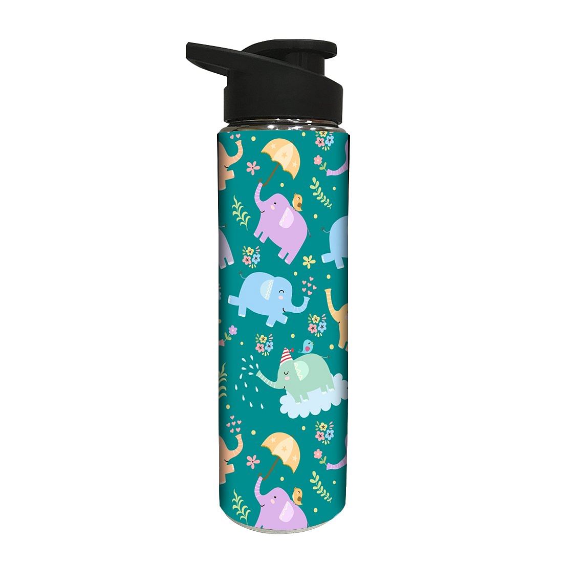 Steel Water Bottle for Kids Birthday Return Gifts -  Elephant Nutcase