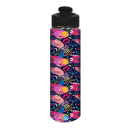 Water Bottle for Kids -  Trendy Pattern Nutcase