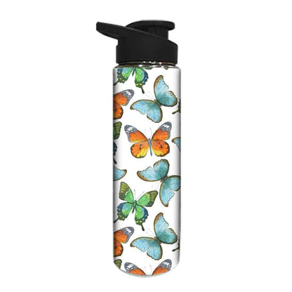 Designer Stainless Steel Mini Water Bottle for Girls - Butterflies Nutcase