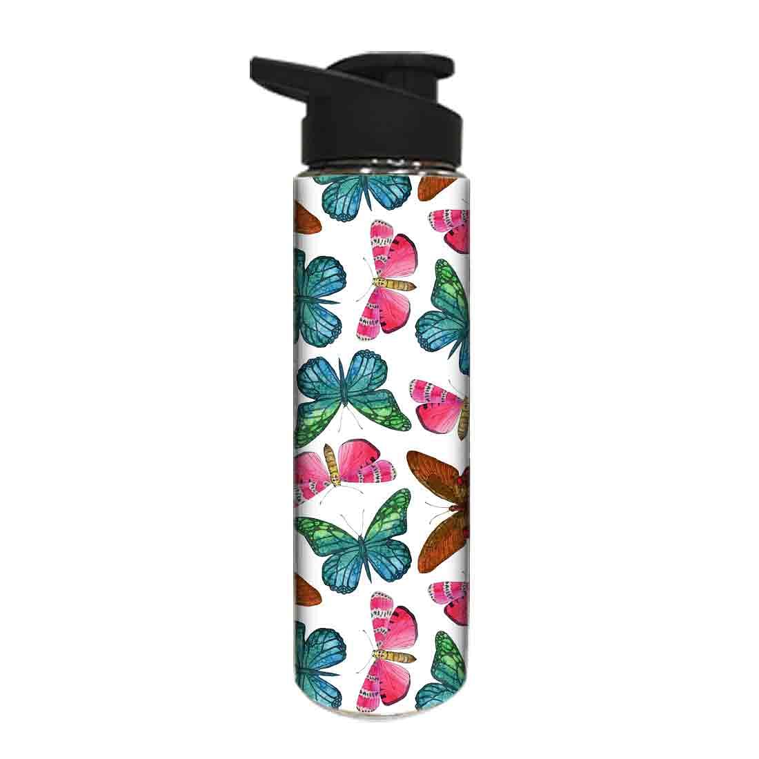 Cute Sipper Stainless Steel Bottle for Girls - Butterfly Nutcase