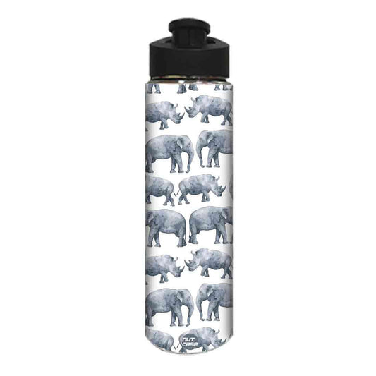 Water Bottle for Kids -  Elephants Nutcase