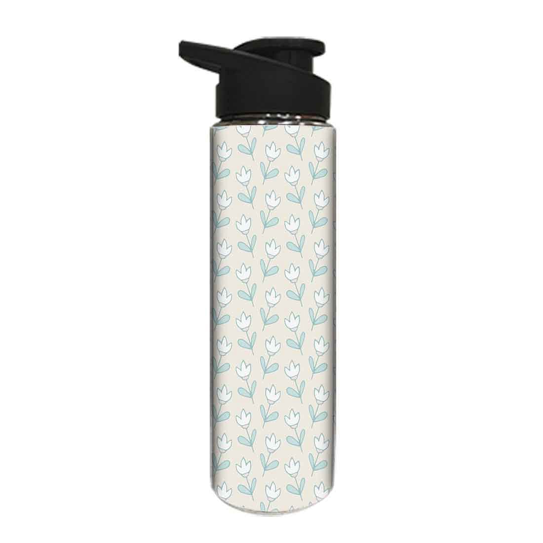 Water Bottle for Kids -  Flower Pattern Nutcase