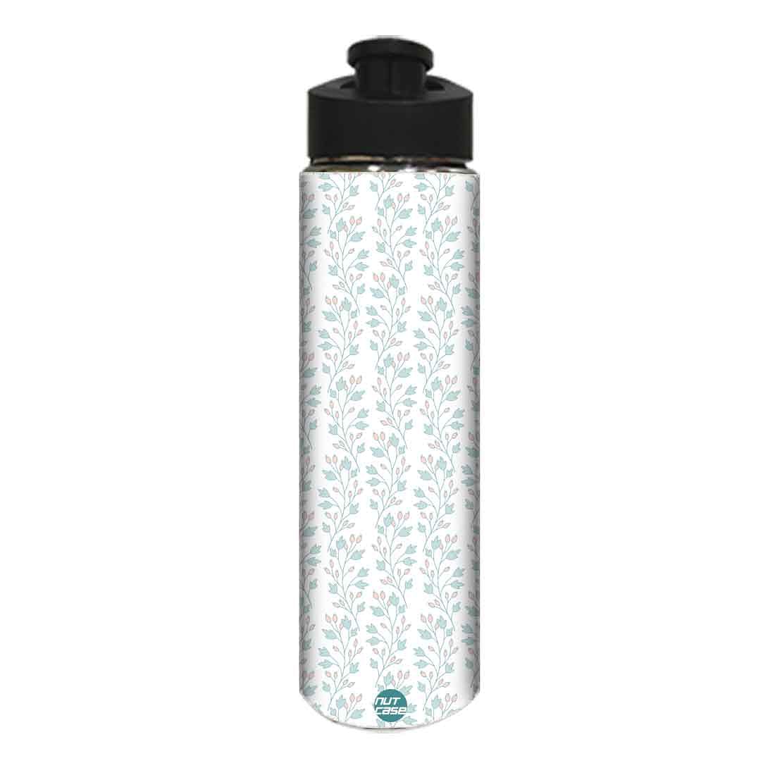 Designer Stainless Steel Water Bottle -  Pattern Floral Nutcase