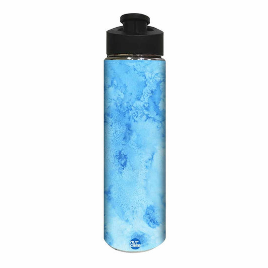 Designer Sipper Bottle for Kids -  Arctic Space Blue Watercolor Nutcase