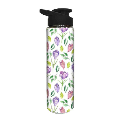 Water Bottle for Kids -  Purple Flower Nutcase