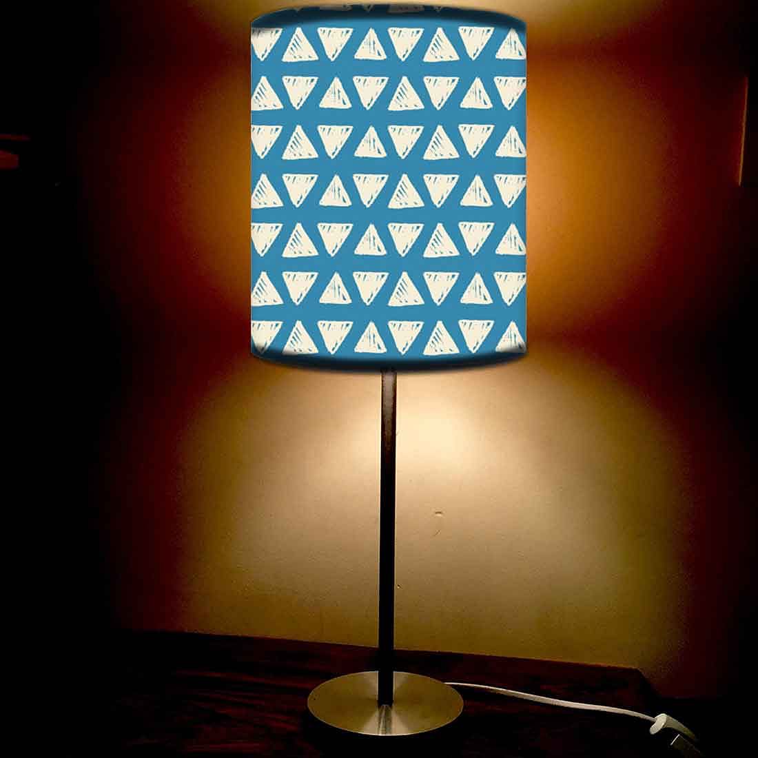 Designer Table Lamp for Living Room Bedside Lamps - Blue Maze Nutcase