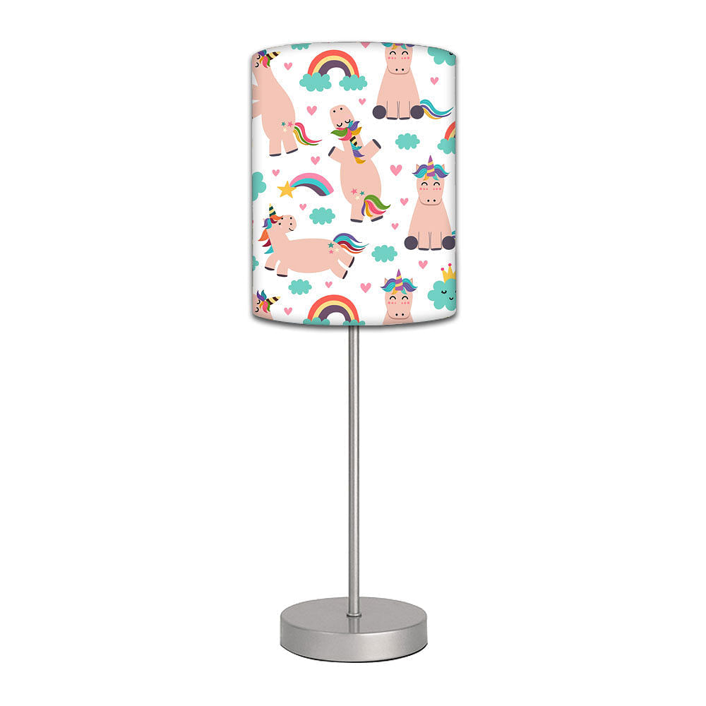 Designer Table Lamp for Living Room Bedside Lamps - Rainbow Unicorns Nutcase