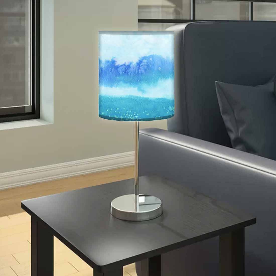 Blue lamps for store living room