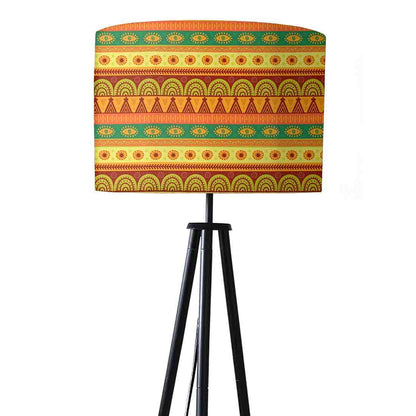 Tripod Standing Floor Lamp Holder for Bedroom - Aztec Yellow Nutcase