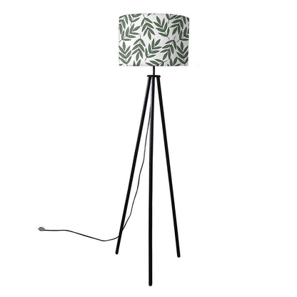 Metal Tripod Floor Lamps for Living Room - Leaves Branch Nutcase