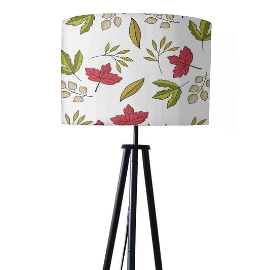 Tripod Floor Lamp Standing Light for Living Rooms -Fallen Leaves Nutcase