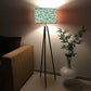 Tripod Floor Lamp Standing Light for Living Rooms -Berries and Leaves Nutcase