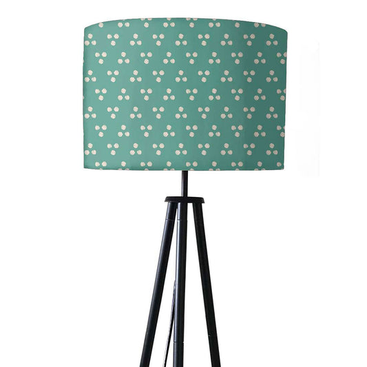 Tripod Floor Lamp Standing Light for Living Rooms -Blue Dots Nutcase