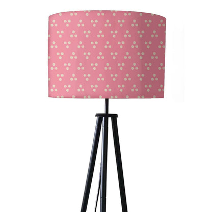 Tripod Floor Lamp Standing Light for Living Rooms -Pink Dots Nutcase