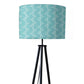 Tripod Floor Lamp Standing Light for Living Rooms -Blue White Branches Nutcase