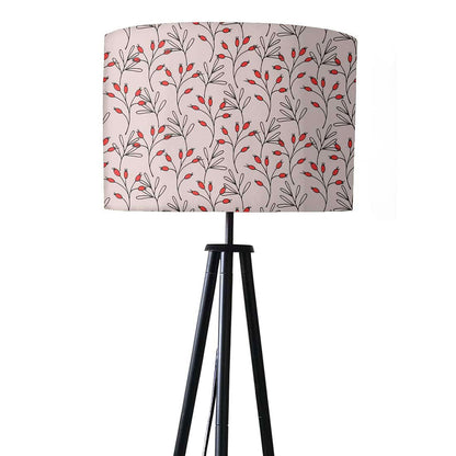 Tripod Standing Floor Lamp -Red And Pink Nutcase