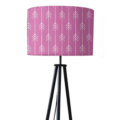 Tripod Standing Floor Lamp -Purple Pink Arrows Nutcase