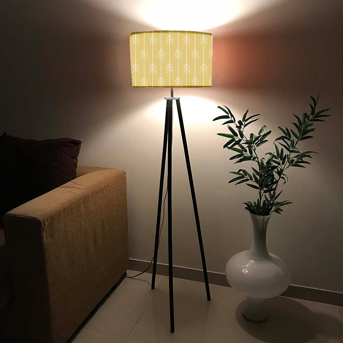 Tripod Floor Lamp Modern Standing Light for Bedroom Nutcase