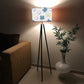 Tripod Floor Lamp Standing Light for Living Rooms -Lilac Nutcase