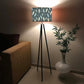 Tripod Black Floor Lamp Standing Light for Bedroom Nutcase