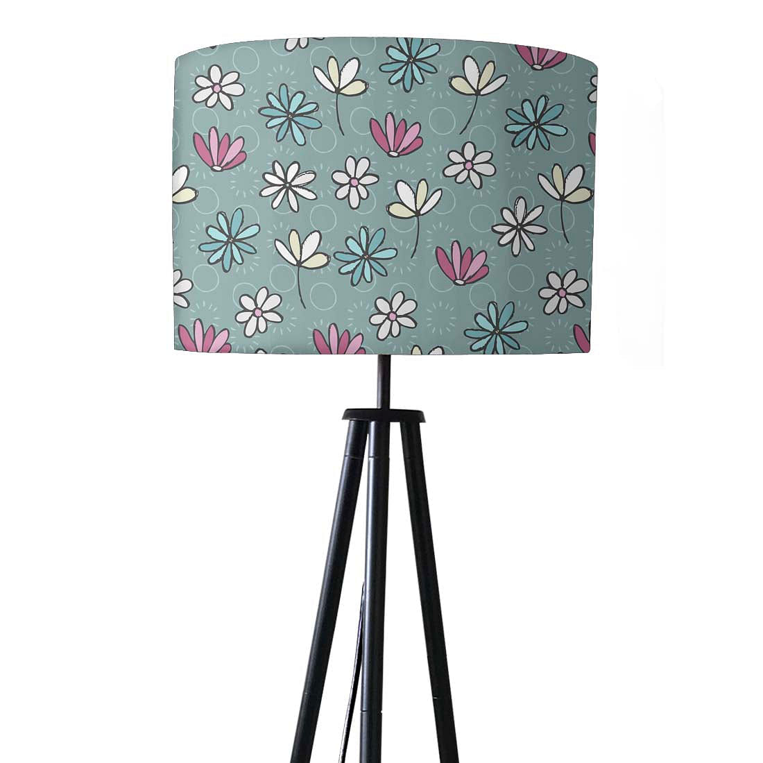 Tripod Floor Lamp Standing Light for Living Rooms - Sweet Flowers Nutcase