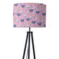 Tripod Floor Lamp Standing Light for Living Rooms -Blue And Yellow Flowers Nutcase