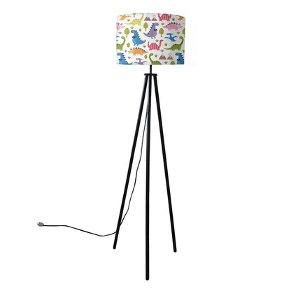 Tripod Floor Lamp Standing Light for Kids Bedroom - Dinosaur Nutcase