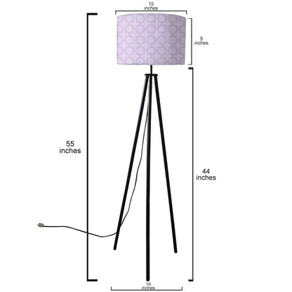 Metal Tripod Floor Lamp Light for Bedroom Nutcase