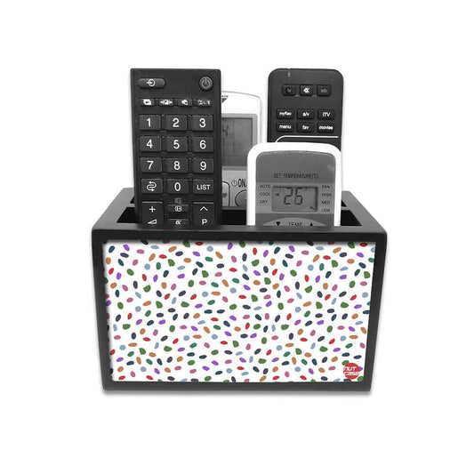 Organizer For TV AC Remotes - Multicolor Drops Nutcase