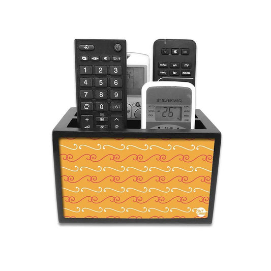 Beautiful Remote Control Stand - Ethnic Pattern Orange Nutcase
