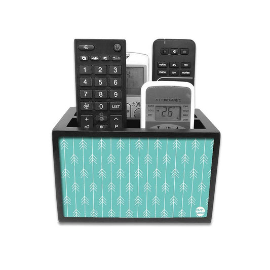 New Modern Remote Control Stand - Arrow Ends - Teal Nutcase