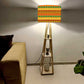 Wooden Floor Lamp  -  Aztec Yellow Nutcase
